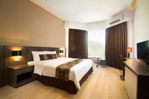 Deluxe Pool View Room of Grand Kecubung Hotel Pangkalan Bun